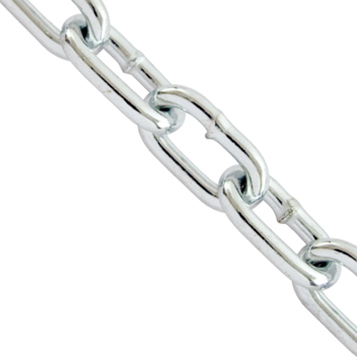 Details about   Strong Heavy Duty Steel Chain BZP Bright Zinc Plated Side Welded Security Links 